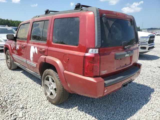 1J4RH4GKXAC109669 - 2010 JEEP COMMANDER SPORT ბურგუნდია ფოტო 3