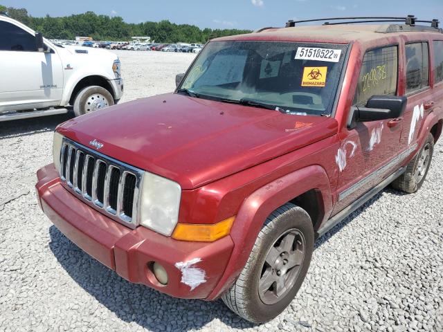 1J4RH4GKXAC109669 - 2010 JEEP COMMANDER SPORT BURGUNDY photo 9