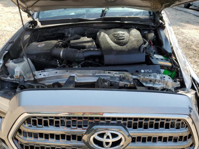 5TFDZ5BN7HX023744 - 2017 TOYOTA TACOMA DOUBLE CAB ვერცხლისფერი ფოტო 11