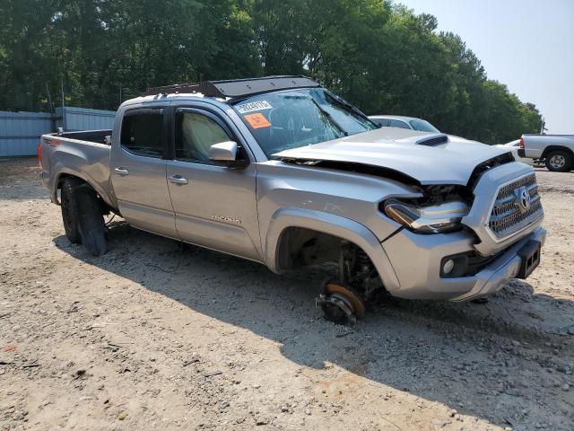 5TFDZ5BN7HX023744 - 2017 TOYOTA TACOMA DOUBLE CAB ვერცხლისფერი ფოტო 4