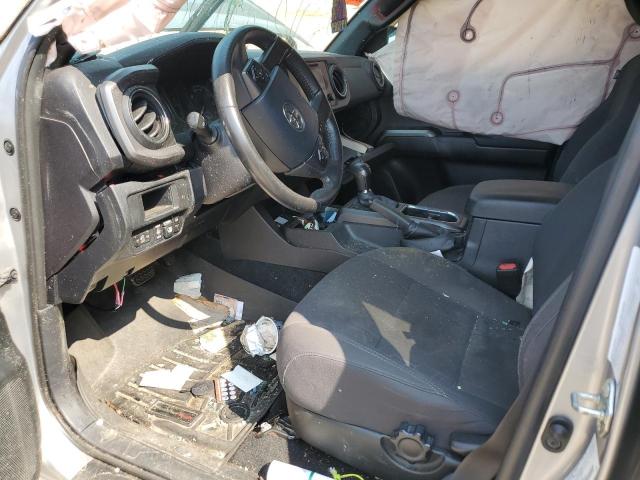 5TFDZ5BN7HX023744 - 2017 TOYOTA TACOMA DOUBLE CAB ვერცხლისფერი ფოტო 7