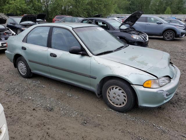 JHMEG8650NS010301 - 1992 HONDA CIVIC LX TEAL photo 4