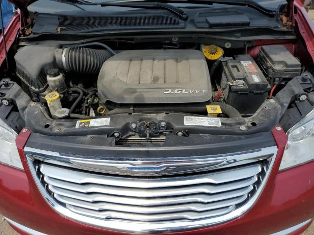 2C4RC1BG9FR618141 - 2015 CHRYSLER TOWN & COU TOURING Qırmızı foto 12