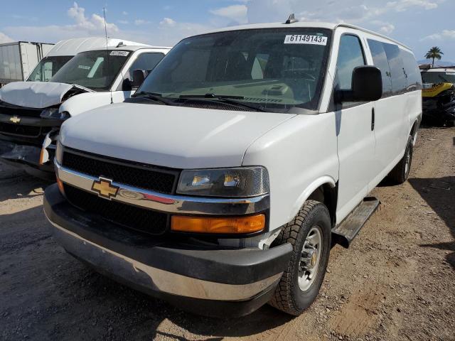 1GAZGPFG8K1256313 - 2019 CHEVROLET EXPRESS G3 LT WHITE photo 1