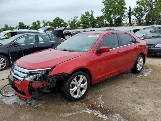 3FAHP0HA9CR310184 - 2012 FORD FUSION SE RED photo 1