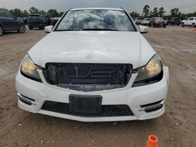 WDDGF4HB0DR246998 - 2013 MERCEDES-BENZ C 250 WHITE photo 5