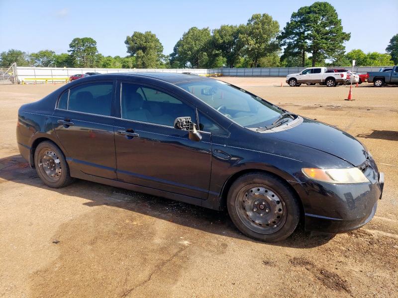 1HGFA16817L095558 - 2007 HONDA CIVIC EX BLACK photo 4