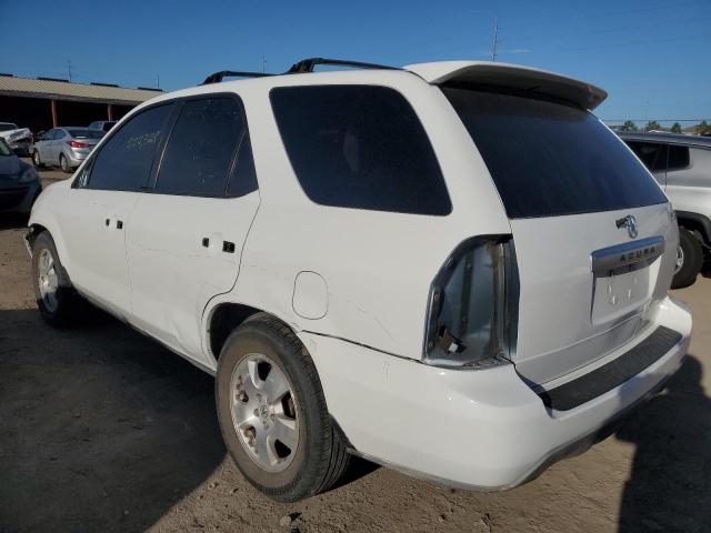 2HNYD18205H500675 - 2005 ACURA MDX WHITE photo 2