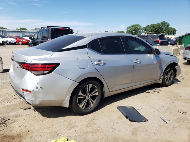 3N1AB8CV8NY234309 - 2022 NISSAN SENTRA SV SILVER photo 3