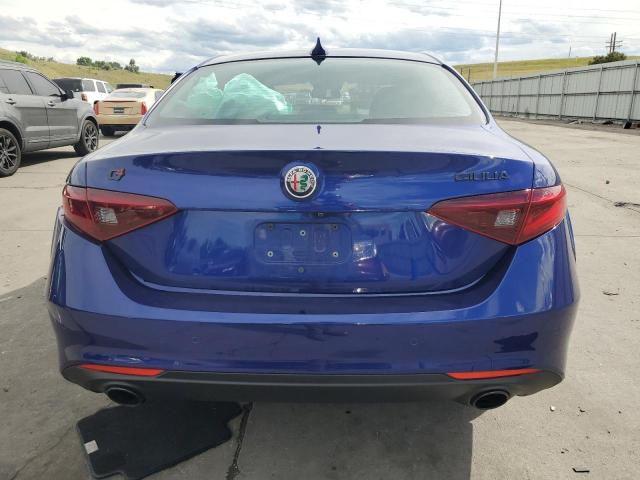 ZARFANAN8L7626735 - 2020 ALFA ROMEO GIULIA BLUE photo 6