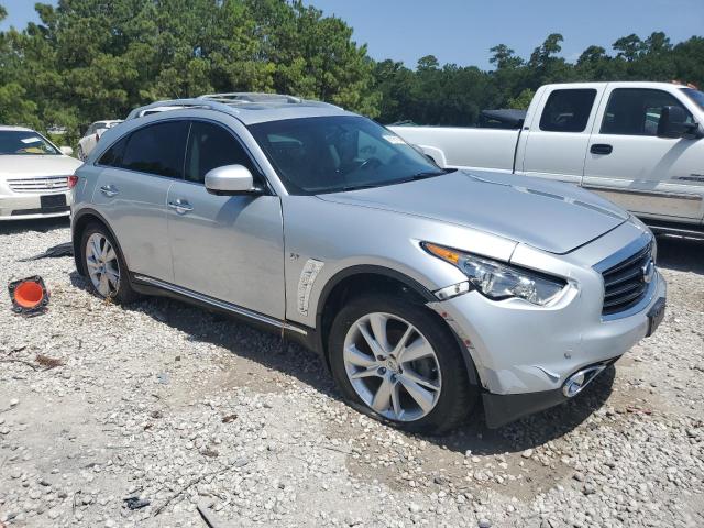 JN8CS1MWXEM412751 - 2014 INFINITI QX70 SILVER photo 4