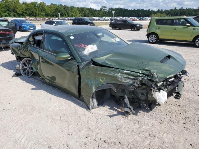 2C3CDXHG5NH161513 - 2022 DODGE CHARGER GT GREEN photo 4