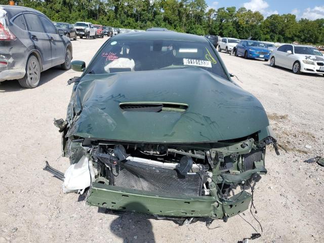2C3CDXHG5NH161513 - 2022 DODGE CHARGER GT GREEN photo 5