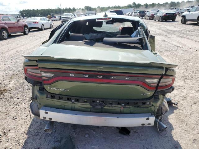 2C3CDXHG5NH161513 - 2022 DODGE CHARGER GT GREEN photo 6