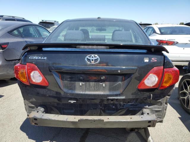 2T1BU4EE5AC414276 - 2010 TOYOTA COROLLA BASE BLACK photo 6