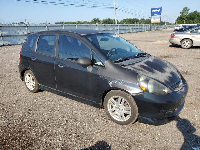 JHMGD38667S042456 - 2007 HONDA FIT S 黑色 照片 4