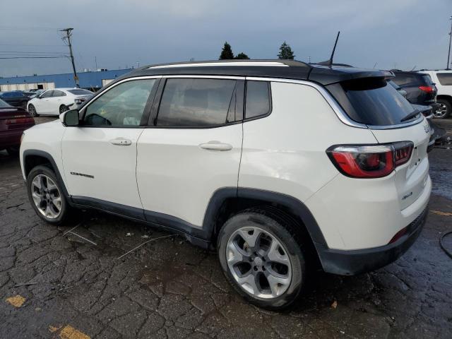 3C4NJDCB2KT843212 - 2019 JEEP COMPASS LIMITED Biały zdjęcie 2
