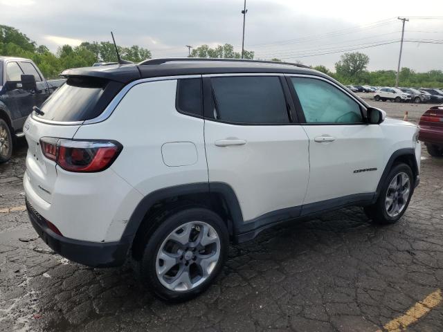 3C4NJDCB2KT843212 - 2019 JEEP COMPASS LIMITED Biały zdjęcie 3
