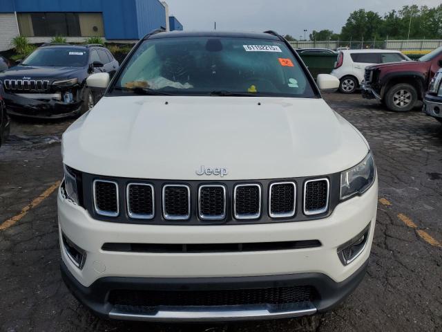 3C4NJDCB2KT843212 - 2019 JEEP COMPASS LIMITED Biały zdjęcie 5