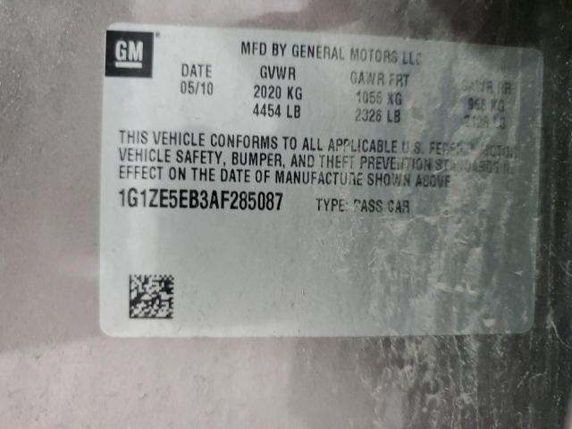 1G1ZE5EB3AF285087 - 2010 CHEVROLET MALIBU LTZ ყავისფერი ფოტო 12