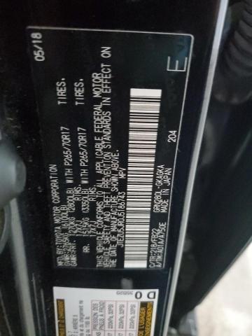 JTEZU5JR0J5186743 - 2018 TOYOTA 4RUNNER SR5 أسود صورة 13