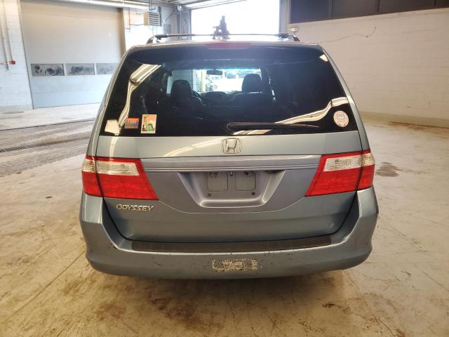 5FNRL38767B075637 - 2007 HONDA ODYSSEY EXL BLUE photo 6