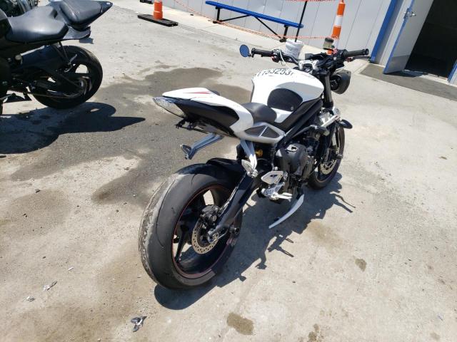 SMTA464S3KT913538 - 2019 TRIUMPH MOTORCYCLE STREET TRI RS WHITE photo 4