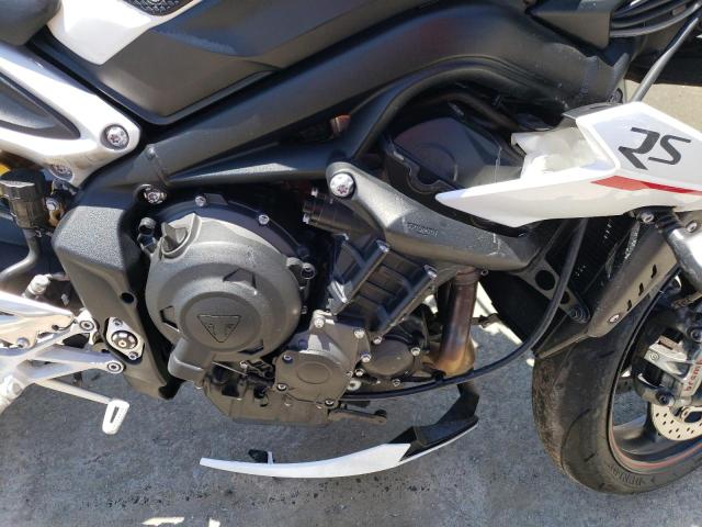 SMTA464S3KT913538 - 2019 TRIUMPH MOTORCYCLE STREET TRI RS WHITE photo 7