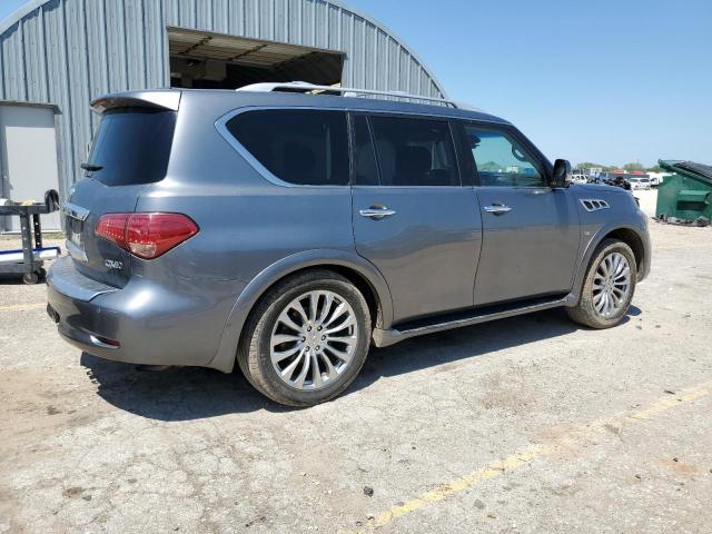 JN8AZ2NE3F9084592 - 2015 INFINITI QX80 GRAY photo 3