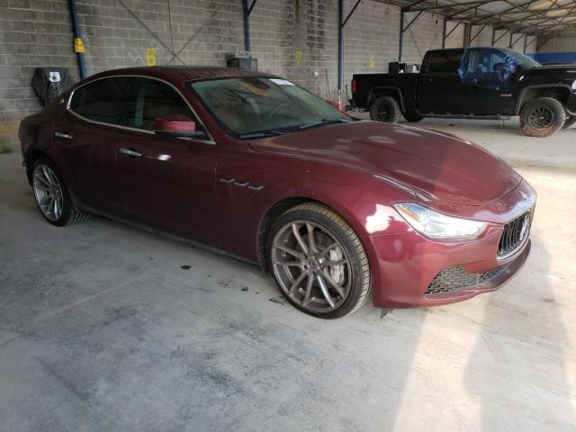 ZAM57XSA1H1204923 - 2017 MASERATI GHIBLI BURGUNDY photo 4