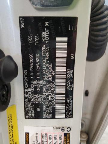 JTEBU5JR9J5492003 - 2018 TOYOTA 4RUNNER SR5/SR5 PREMIUM 白色 照片 14