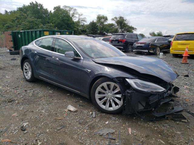 5YJSA1E21JF273862 - 2018 TESLA MODEL S Մոխրագույն լուսանկար 4