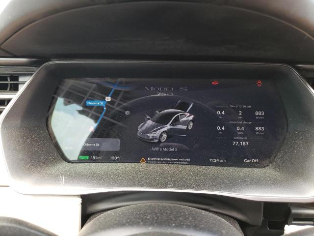 5YJSA1E21JF273862 - 2018 TESLA MODEL S Մոխրագույն լուսանկար 9