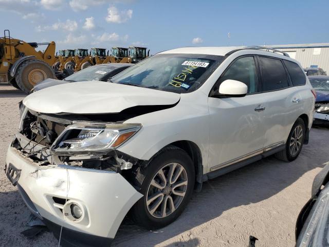 5N1AR2MM5FC663439 - 2015 NISSAN PATHFINDER S WHITE photo 1