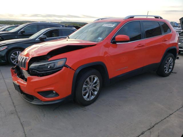 1C4PJLMX7MD215099 - 2021 JEEP CHEROKEE LATITUDE LUX ORANGE photo 1