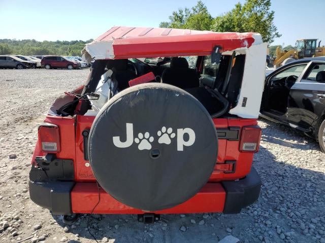 1C4AJWBGXJL937422 - 2018 JEEP WRANGLER SAHARA RED photo 6