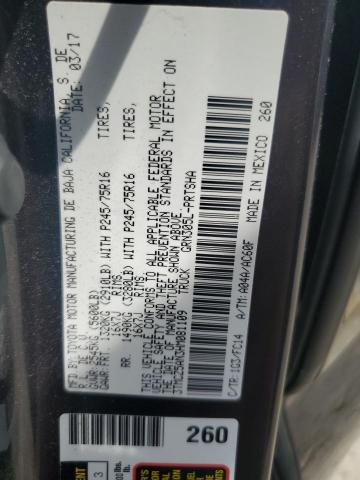 3TMCZ5AN3HM081109 - 2017 TOYOTA TACOMA DOUBLE CAB Boz foto 12