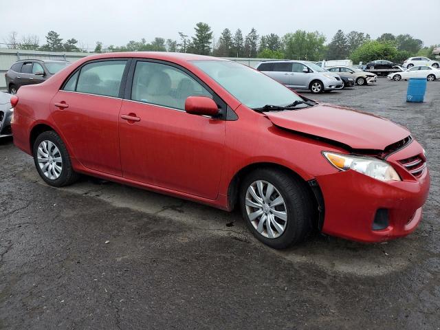 5YFBU4EE2DP199346 - 2013 TOYOTA COROLLA BASE 红色 照片 4