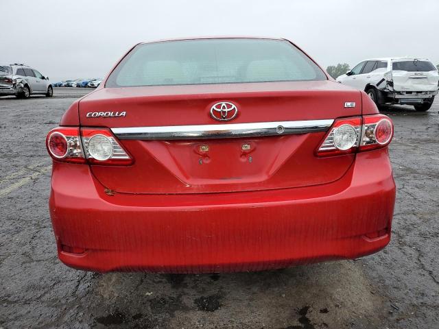 5YFBU4EE2DP199346 - 2013 TOYOTA COROLLA BASE 红色 照片 6