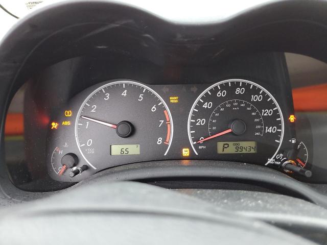 5YFBU4EE2DP199346 - 2013 TOYOTA COROLLA BASE 红色 照片 9