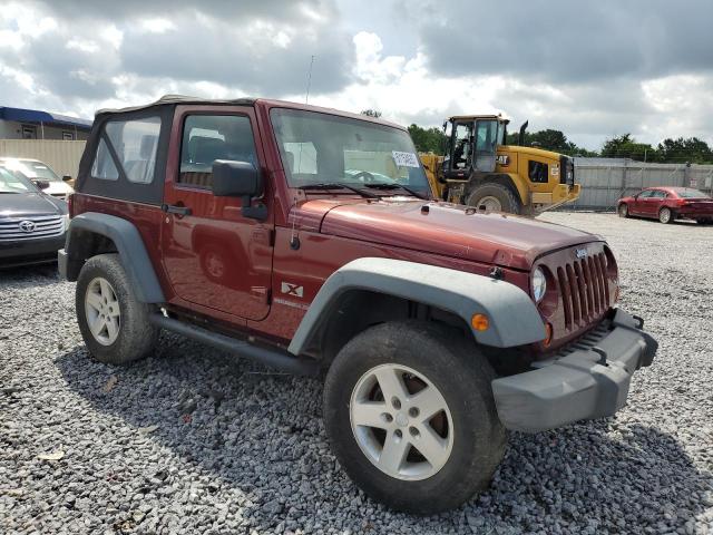 1J4FA24159L790939 - 2009 JEEP WRANGLER X BURGUNDY photo 4