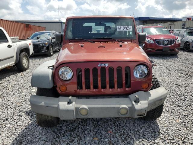 1J4FA24159L790939 - 2009 JEEP WRANGLER X BURGUNDY photo 5