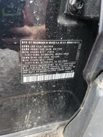 3VV3B7AXXMM105712 - 2021 VOLKSWAGEN TIGUAN SE 黑色 照片 13