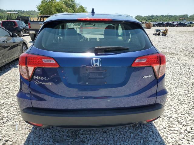 3CZRU6H3XGM712207 - 2016 HONDA HR-V LX BLUE photo 6