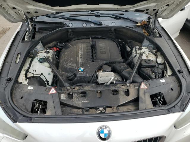 WBA5M4C52ED183455 - 2014 BMW 535 XIGT WHITE photo 11
