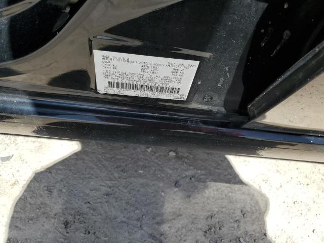 4A3AB56F69E003845 - 2009 MITSUBISHI GALANT ES BLACK photo 12