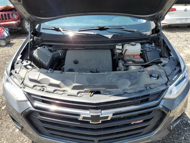 1GNEVJKW2MJ243802 - 2021 CHEVROLET TRAVERSE RS GRAY photo 12