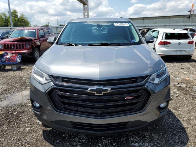 1GNEVJKW2MJ243802 - 2021 CHEVROLET TRAVERSE RS GRAY photo 5