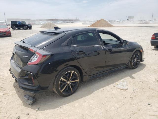 SHHFK7H49MU219128 - 2021 HONDA CIVIC SPORT BLACK photo 3