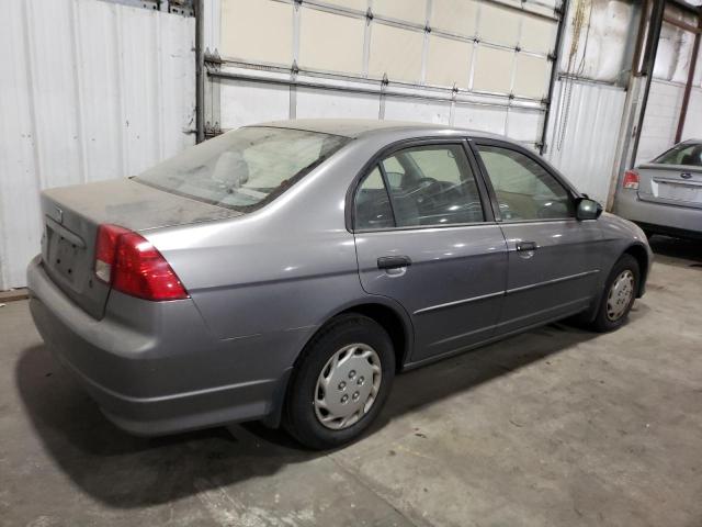 1HGES16315L005061 - 2005 HONDA CIVIC DX VP SILVER photo 3